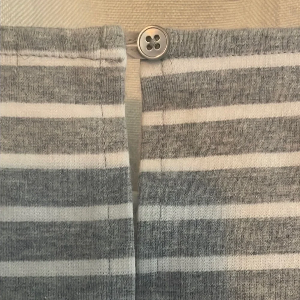 J. Crew Gray Boxy Embellished Tank Top